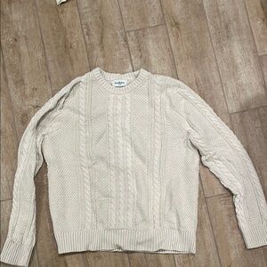 Cable Knit Cream Sweater